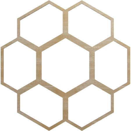 Ekena Millwork Florin Wood Fretwork Pierced Ceiling Medallion, Birch, 24"OD x 8 1/2"ID x 3/8"T CMWP24X24X0375FOBI